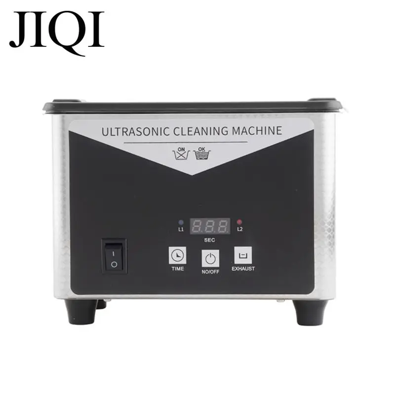 0.8L Ultrasonic cleaner Portable Washing Machine Seamless one-piece Stainless steel liner 5 Gears Timing Sonic Bath with basket