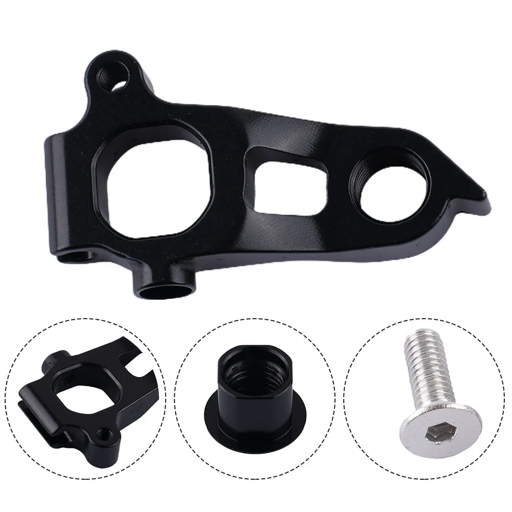 

1x Rear Hanger Rear Mech Hanger Cycling Outdoor Sports Accessories Aluminum Alloy Black Derailleur Protection Bicycle Parts