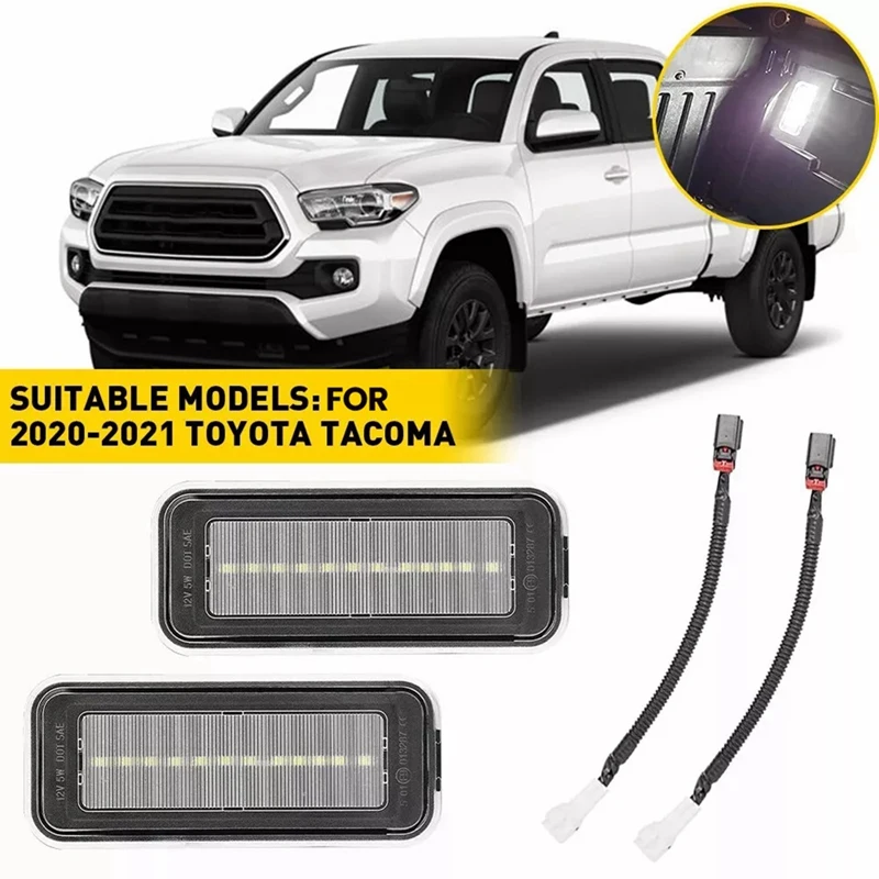 2 шт., задняя фотовспышка для Toyota Tacoma 2020-2021