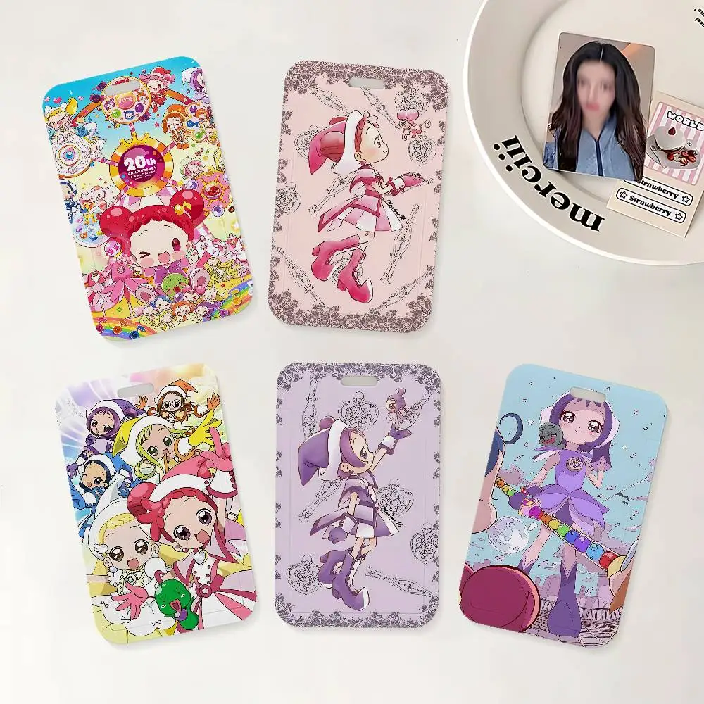 Niedlicher Anime M-Magical DoReMi Ausweishalter mit Umhängeband für Büro, Schule, Namenskarten, Ausweishülle