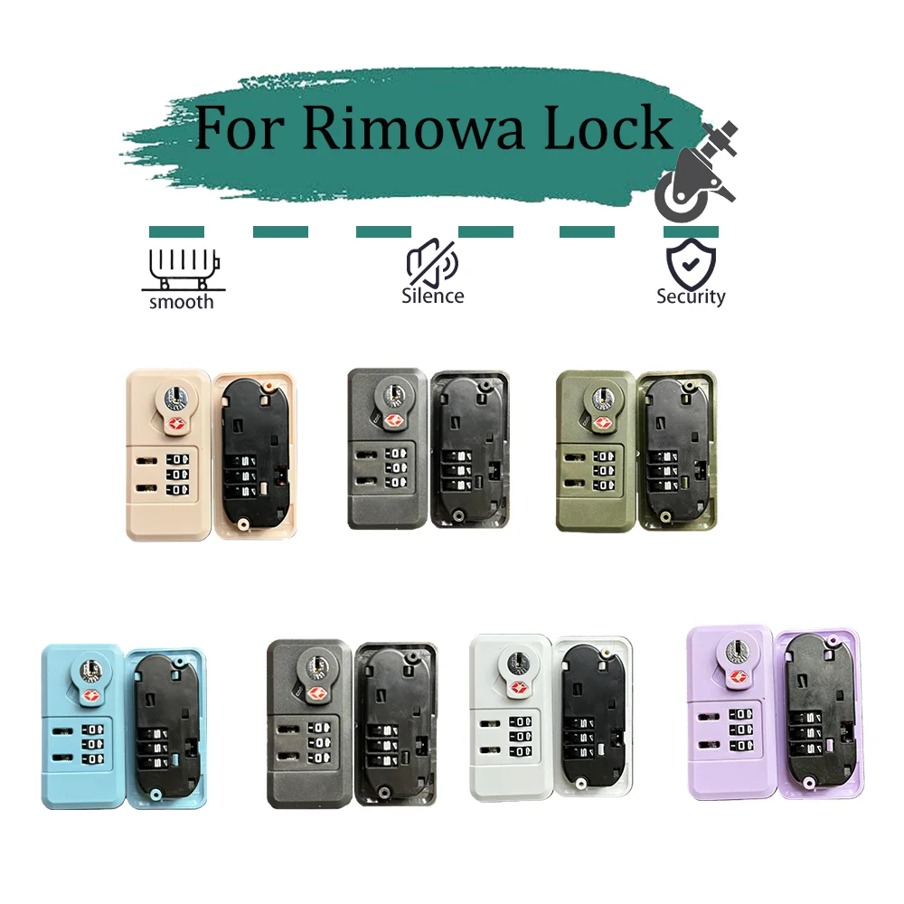 For Rimowa Essential006 code lock domestic box replacement 006 code lock color complete Travel Accessories PAssword Lock