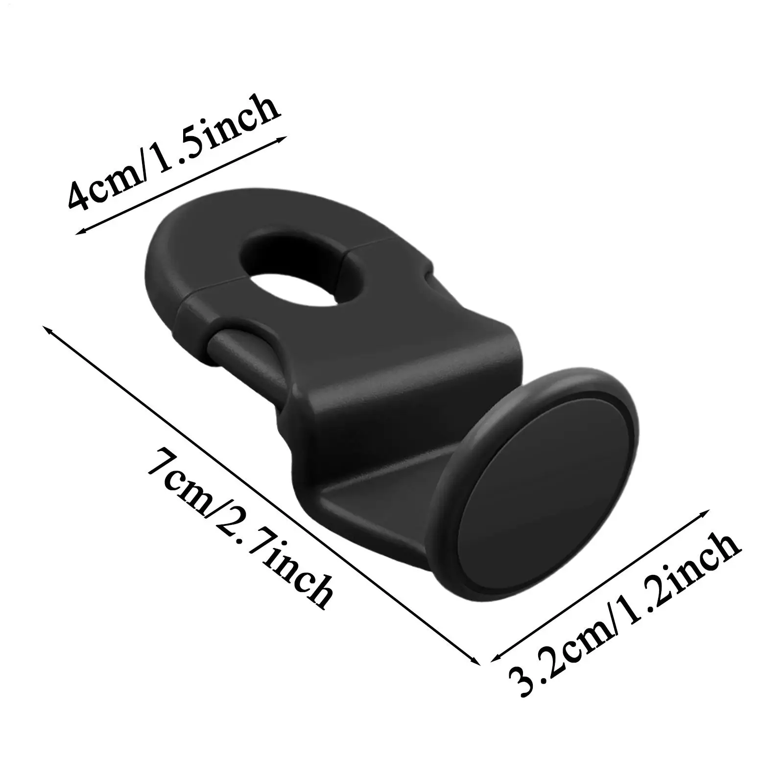 Headrest Hooks For Car Folding Universal Anti-Slip Organizer Car Headrest Hanger For Travel Road Trip Commute Business Outdoor - view 6