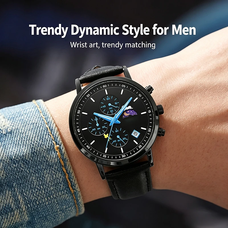 Montre chronographe à quartz, - Chronograph Sport Watch avis et prix