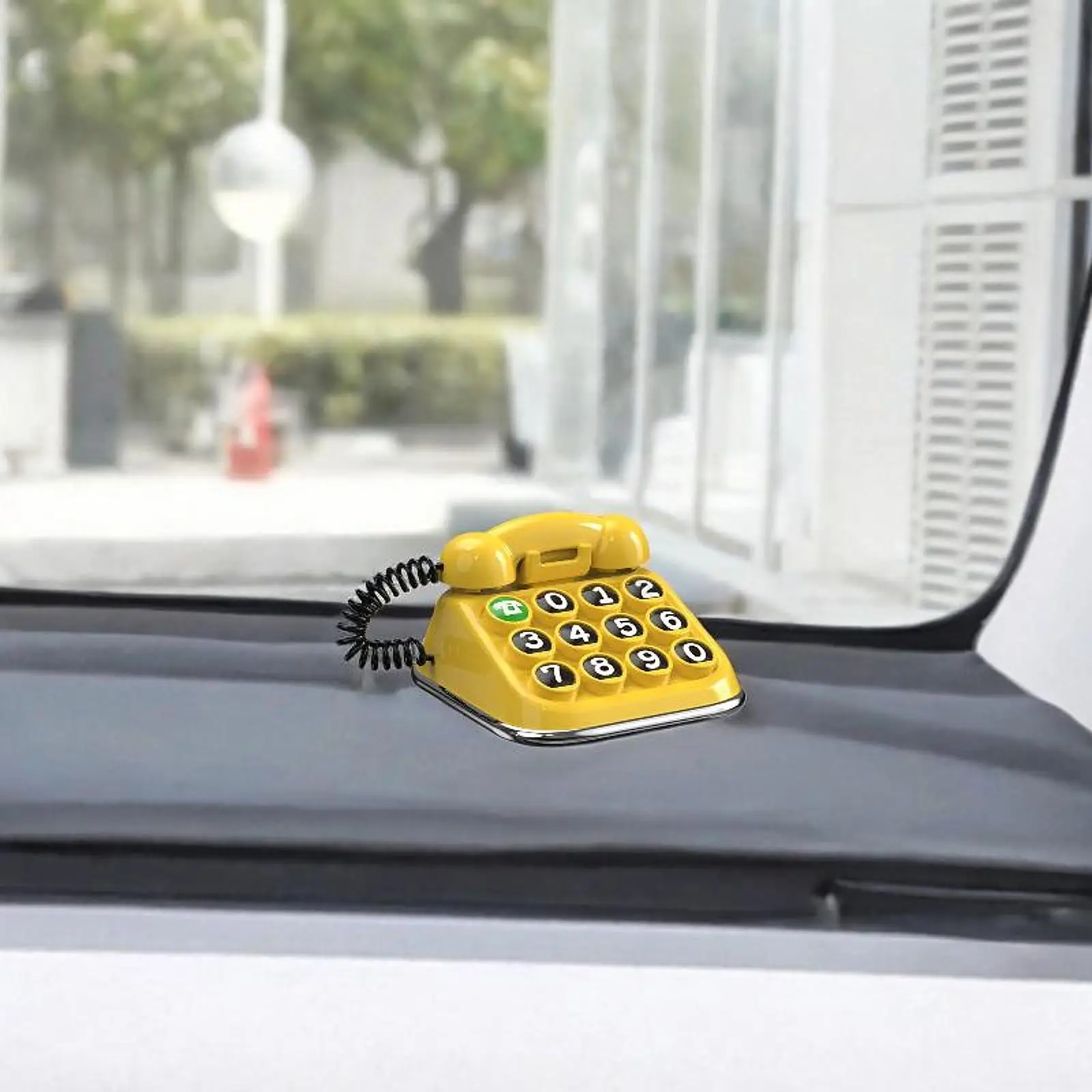 Generic Car Parking Phone Number Card Car Interior Accessory Utility Retro