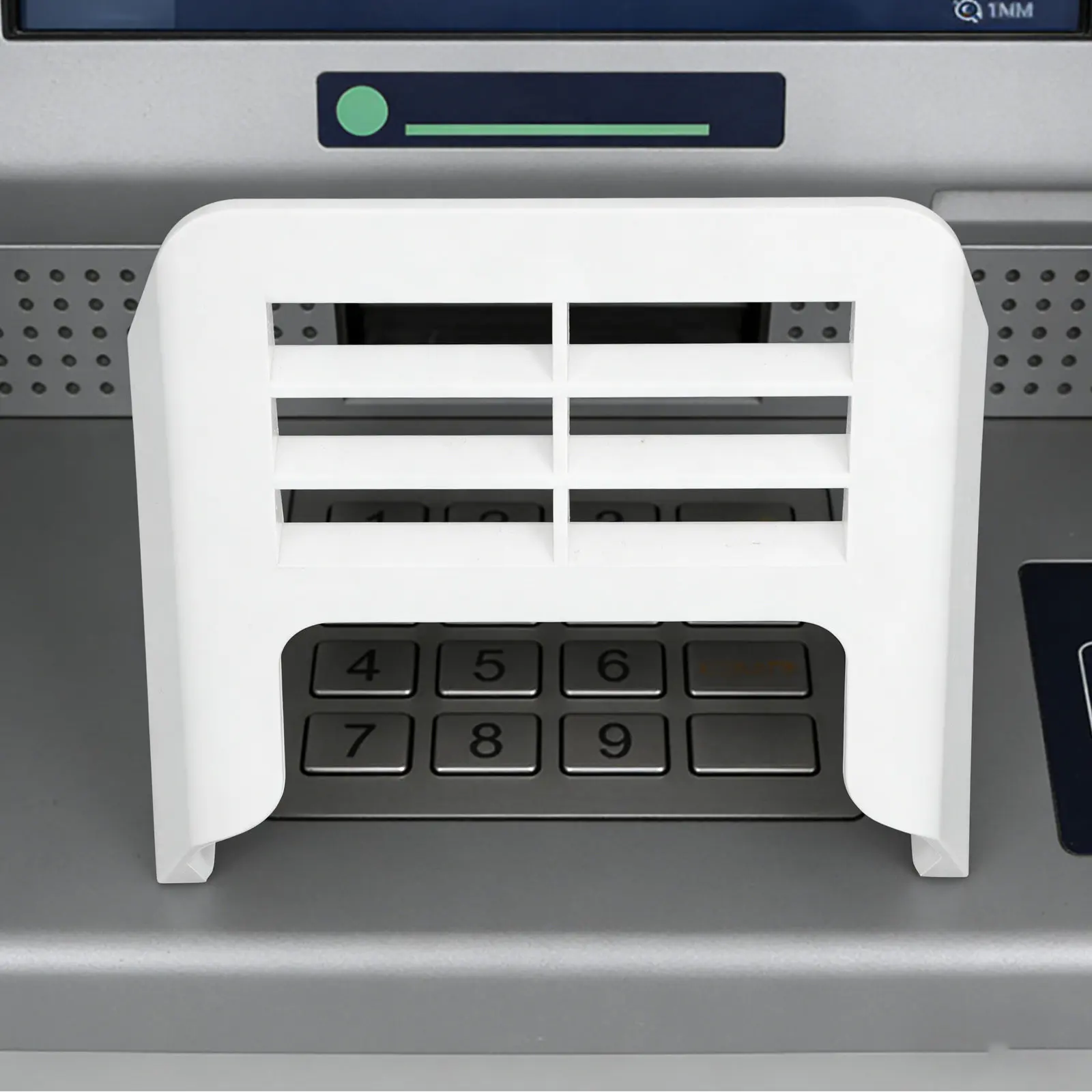 

Защитная крышка для клавиатуры с паролем, серебристая, из АБС-пластика, защита от подглядывания, защита от проливания, для терминалов банкоматов, киосков самообслуживания, для использования на улице