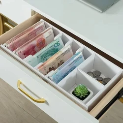 Plastic Organizing Shelf Durable Drawer Cashier Change Box Storage Desktop Storage Box Organization