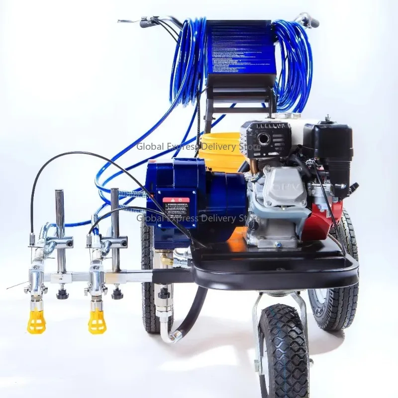 

Customizable PT 5090 Airless Road Marking Machine for Moped - Pneumatic Wheel Drive System
