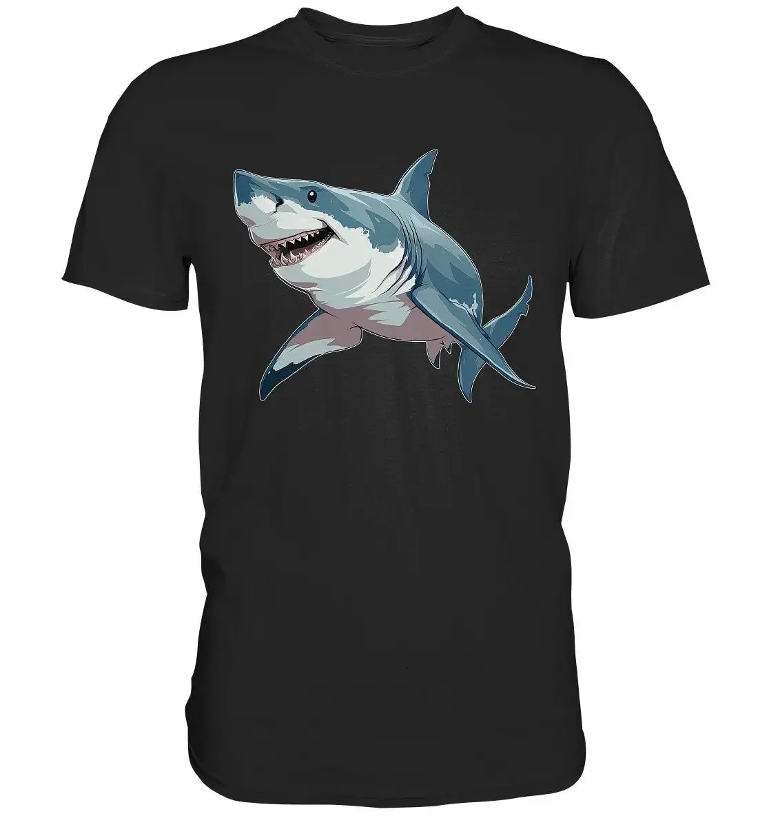 Shark T Shirt Animal Great White Idea Cool Premium