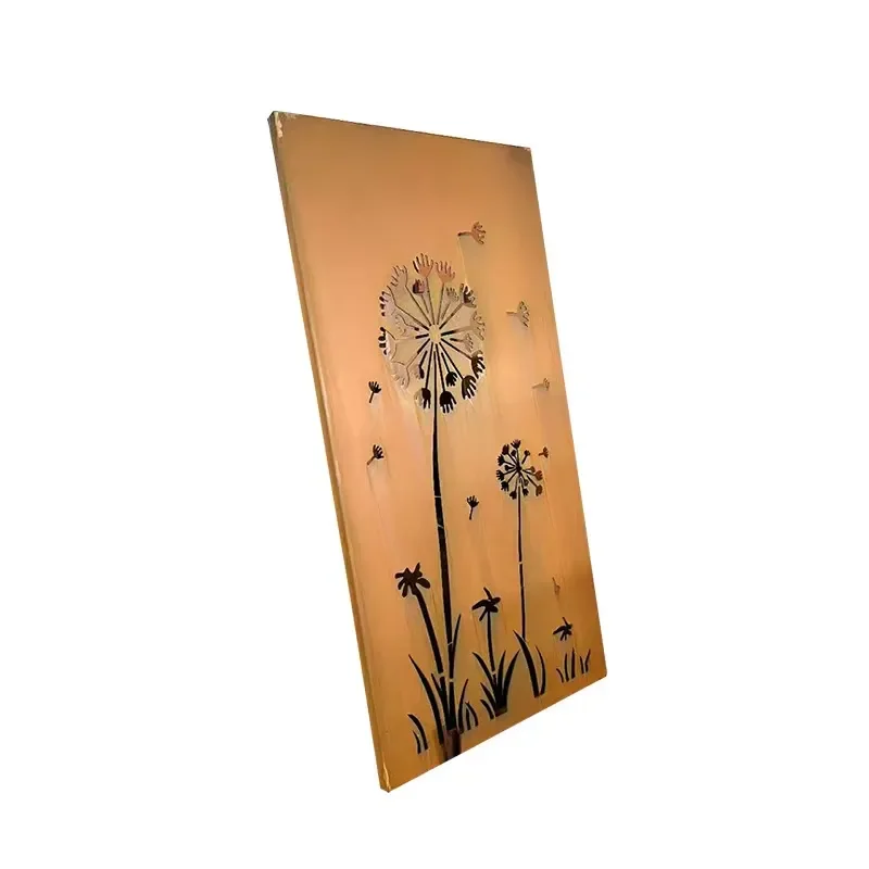 Weather-resistant Rose Gold Steel Plate (Q235NH) BS Standard Landscape Walls/garden/outdoor Landscaping Hollow-carved