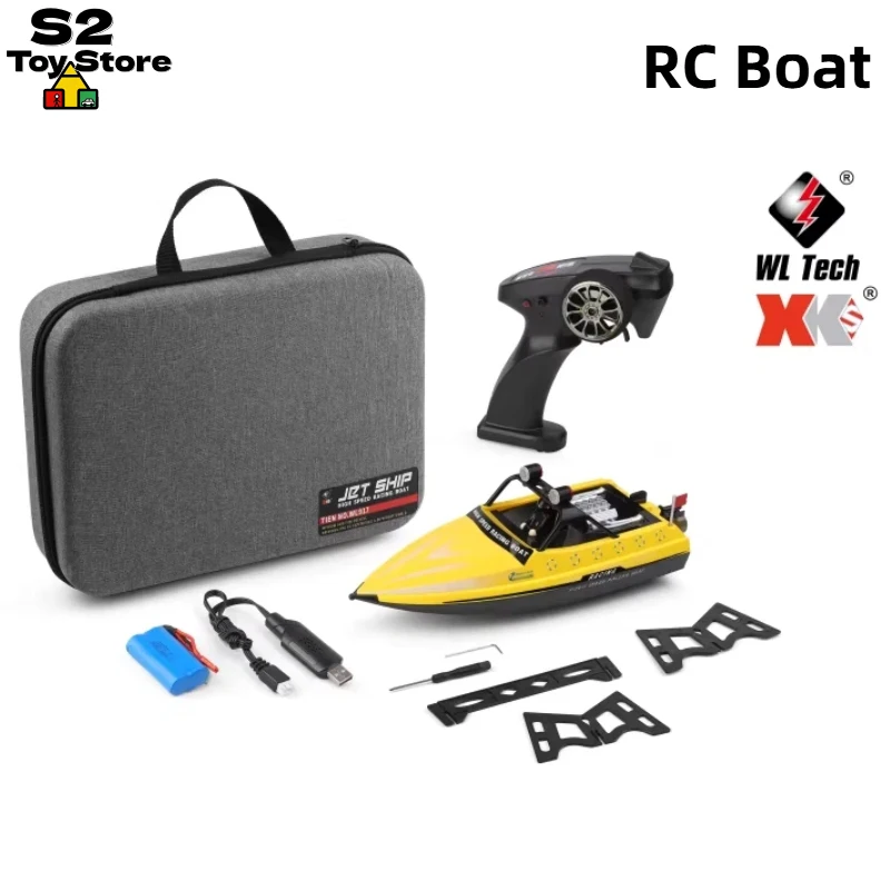 WLtoys WL917 High Speed RC Racing Boat Electric Turbo Jet Remote Control Waterproof Rechargeable Toy Boat For Kids Pool Lake