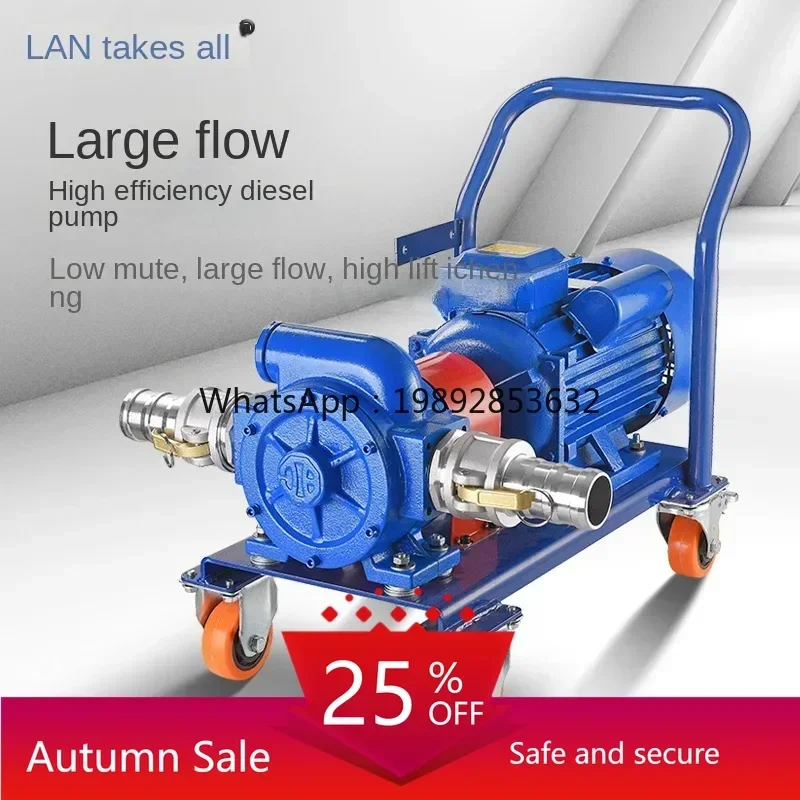 

large flow diesel pump 12v24v220v oil pump self-priming pump high power oil guide oil unloading