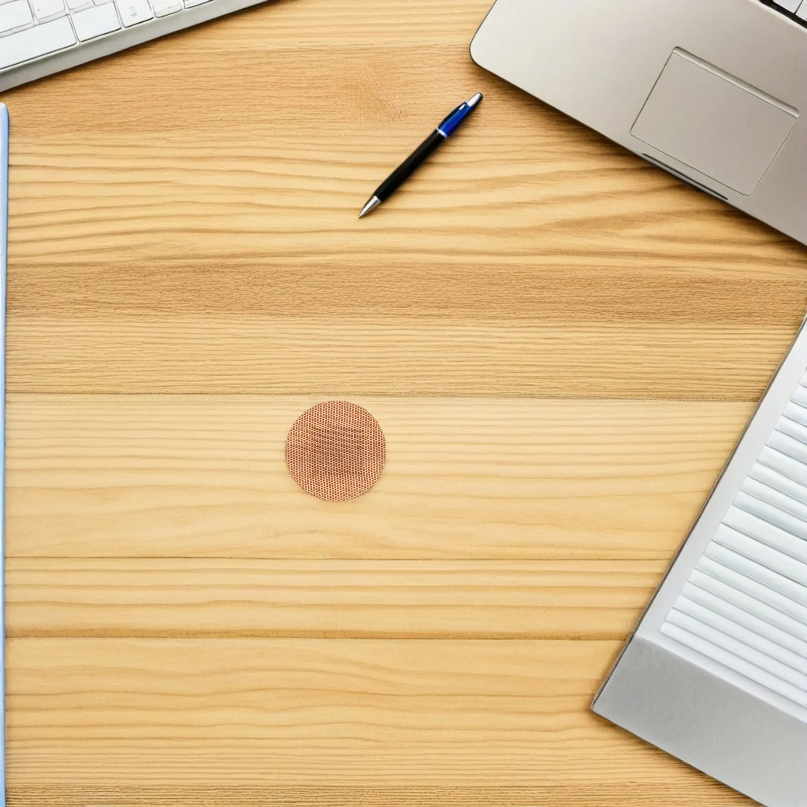 

100pcs Breathable Elastic Bandages for Fingertips Joints Large Size Waterproof Dirt Resistant Strong Adhesive Round Patch Small