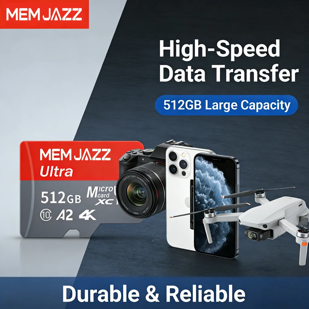 2026 New 128GB 256GB Micro SD Card Class 10 UHS-I U3 V30 Memory Card for Samsung Galaxy Xiaomi Huawei Phones