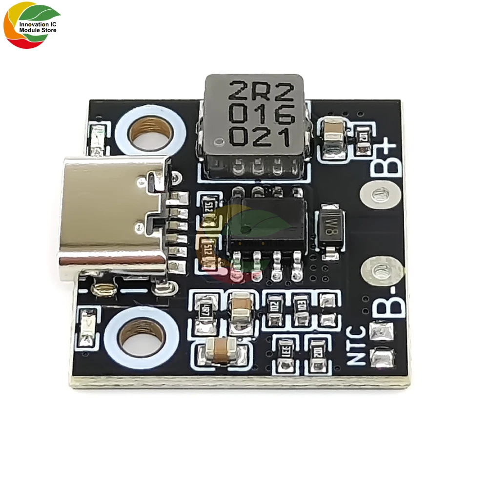 5V Charge Discharge Integrated Module 18650 Lithium Battery Charging Boost Power Board Step-up Charge Protection Module Type-C