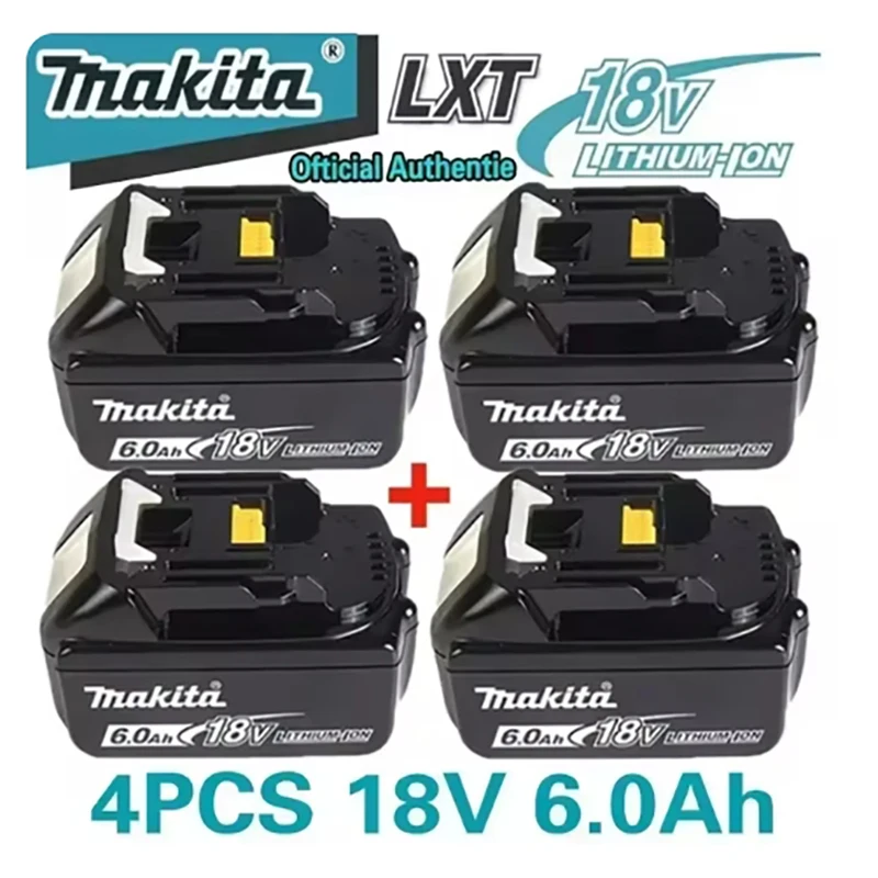 Original Makita 3Ah/5Ah/6Ah for Makita 18V Battery BL1830B BL1850B BL1850 BL1840 BL1860 BL1815 Replacement Lithium Battery