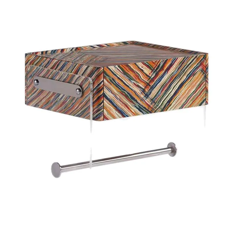 

Creative wind bedside table simple modern acrylic Italian storage cabinet designer