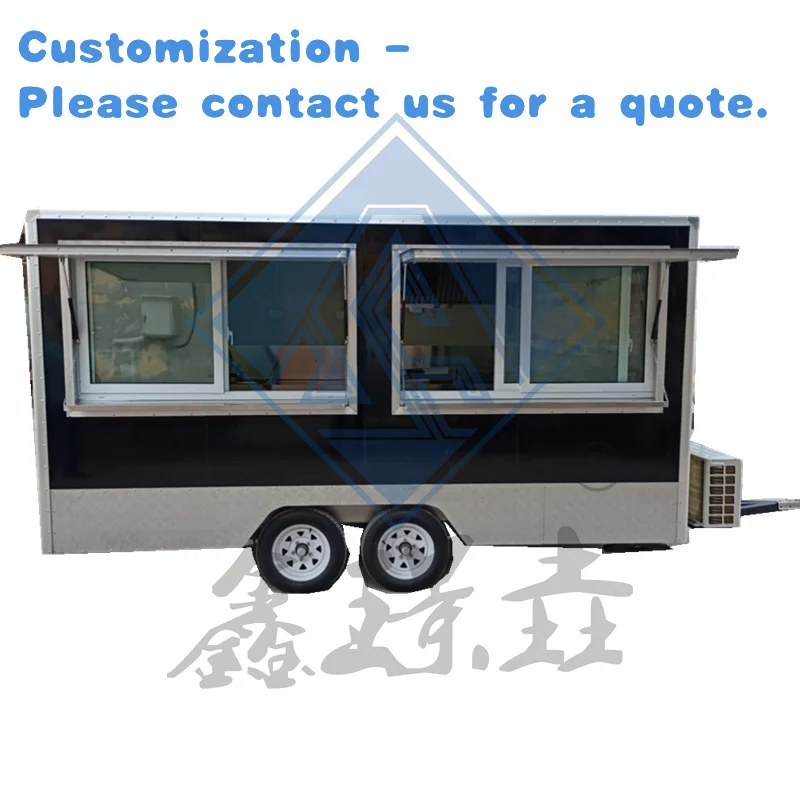 custom.Customized Multifunctional Commercial Graffiti Cold Drinks Coffee Snacks Mobile Stall Fast Food Truck