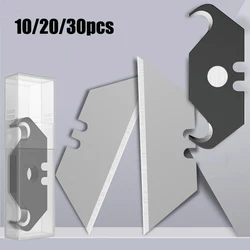 10-30pcs Sharp Hook Knife Blade SK5 Replacement Blades With Box For Acrylic Board/PVC Plastic/Carpet/Aluminium /Leather Cutting
