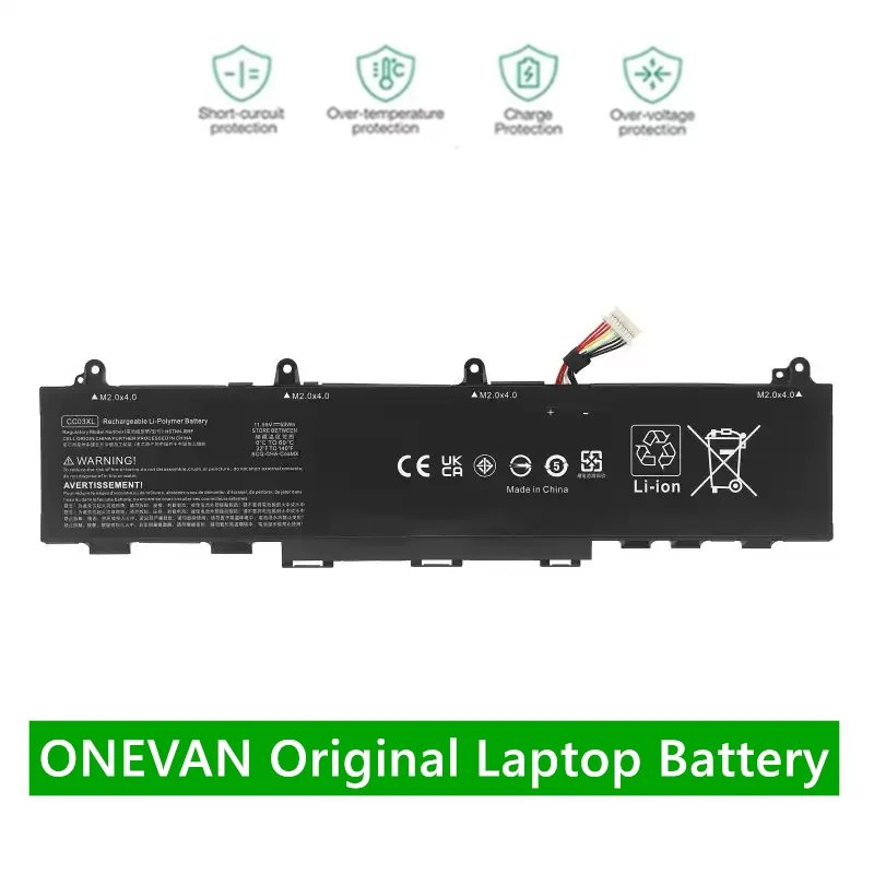 ONEVAN CC03XL for HP EliteBook 830 835 840 845 G7 G8 High Capacity Rechargeable Lithium Replacement Laptop Battery