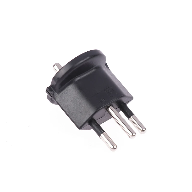 1Pc Plug Travel Adapter Europe German TO Swiss Plugs 10A 250V Power Plug EU To Switzerland Electrical Plug Adapter