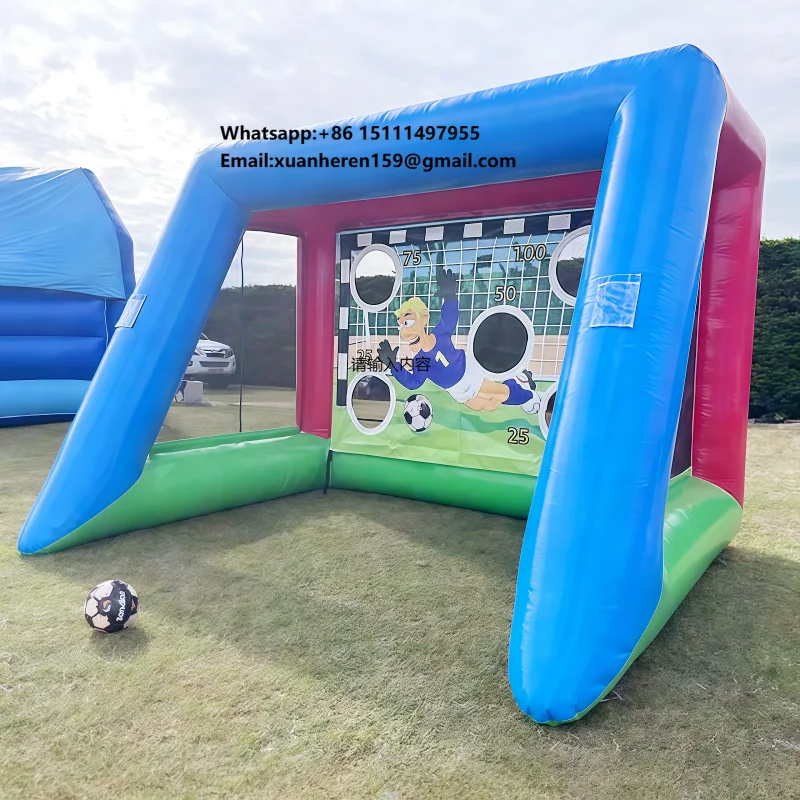 Wholesale Outdoor Inflatable Soccer goal Sports Competition Props Manufacturer Supply for School Student Sports Meet Events