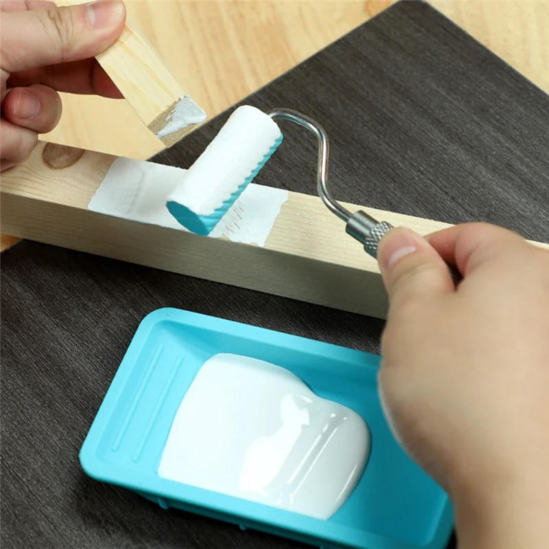 Fybbl-caneta de cola escova de cola linha de cola escova ferramenta para trabalhar madeira branco látex caixa de silicone escova para trabalhar madeira conjunto de caixa de cola