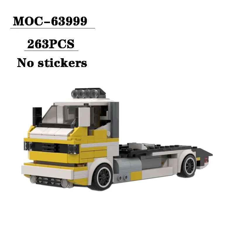 

Building Block MOC-63999 Assembly Model Semi trailer Car Front Toy 263PCS Children Boys' Birthday Christmas Toy Gift Decoration