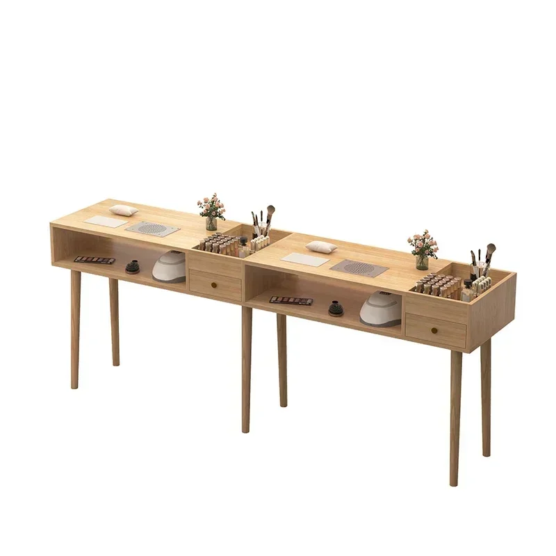 

Practical new dining table, nail art living room, Nordic professional nail art dining table, exquisite wooden countertop