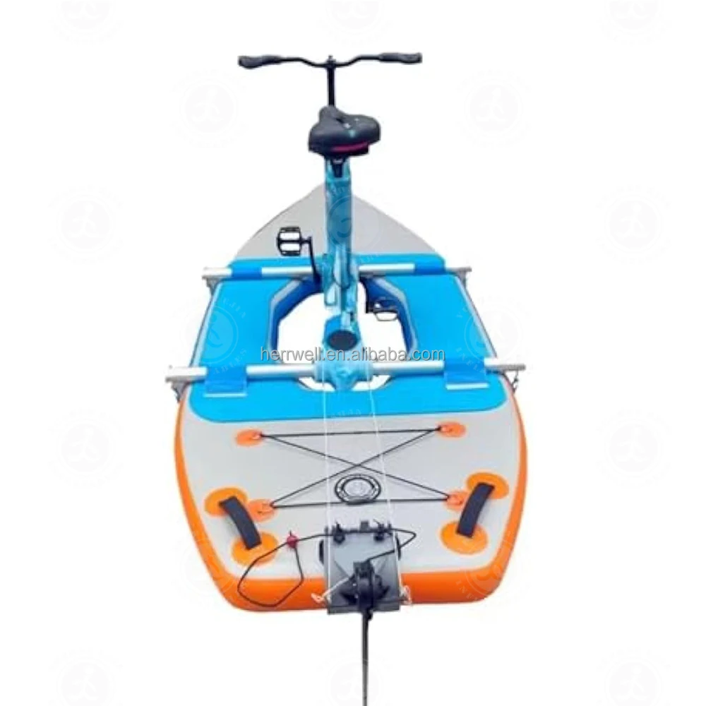 Good Price High Quality Single Person Sports Aqua Cycle Water Bike Pedal Boat Bicycle Adult Water Bikes For Sale