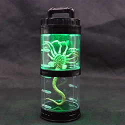 Alien Romulus Figure Facehugger Glow Jar Xenomorph Halloween Toy Specimen Embryo Home Decor Desktop Crafts Sculpture Decoration