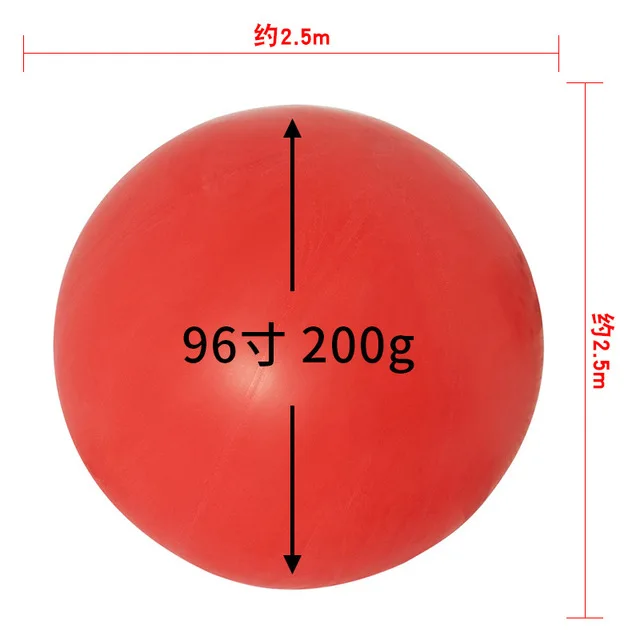 48/72/96/120 Inch Latex Giant Ballon Ronde Grote Ballon voor Party Funny Game Hot Ballons weer Balloo Een Grote Ballon - afbeelding 1
