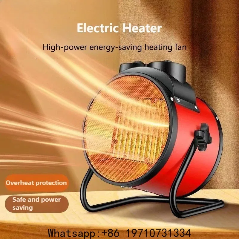 

Portable Electric Space Heater with Overheat and Tip-Over Protection 2000W Adjustable Thermostat 2 Heat Settings + Fan Mode for
