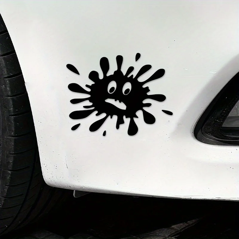 1PC Funny Ink Blot Pattern Waterproof Art Stickers Decals For Auto Motorbike Notebook Tank Fairing Auto Exterior Styling Decal