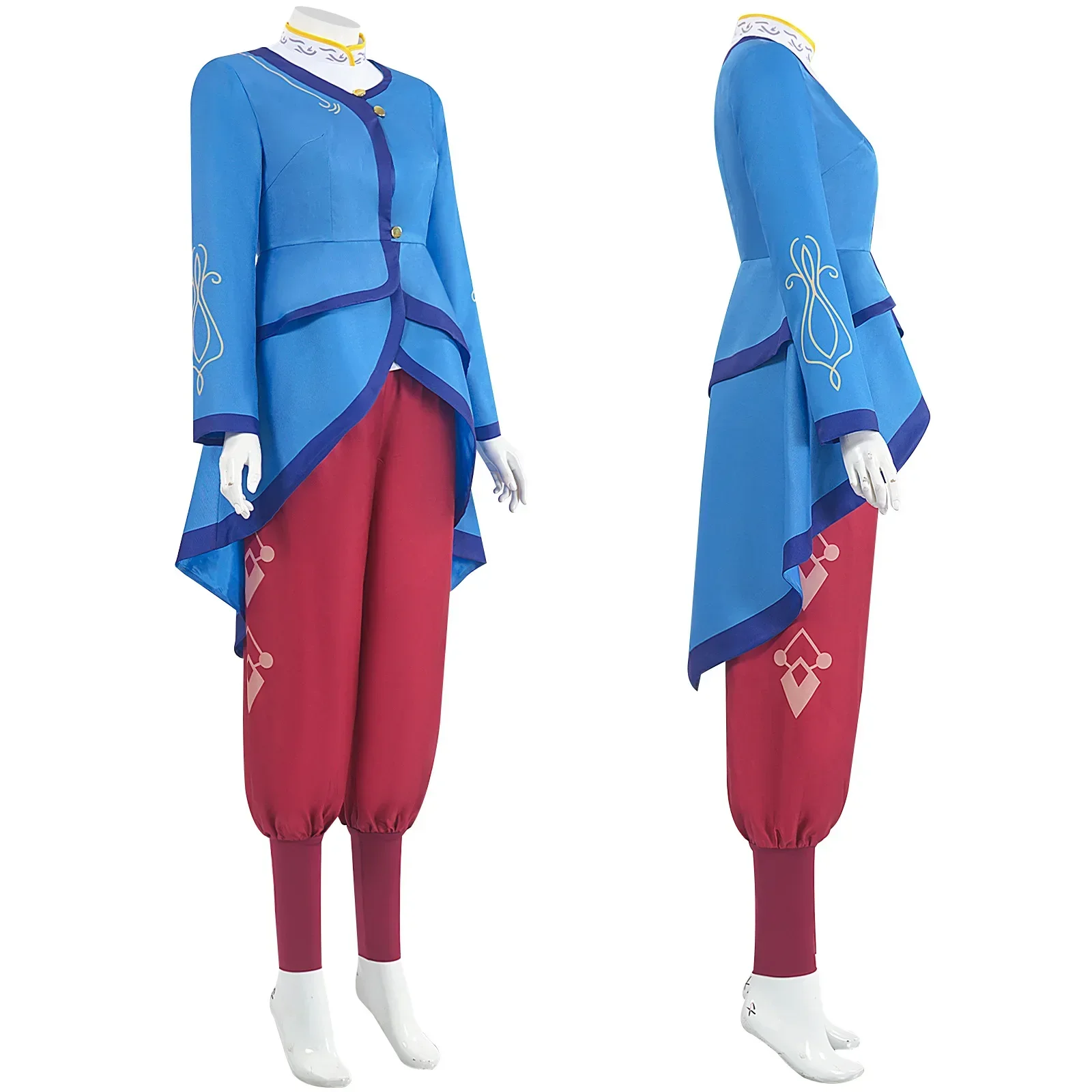 

Enchanting Magic Cosplay Costume - Erian Blue And Red Princess Set Anime Character Cosplay Outfit