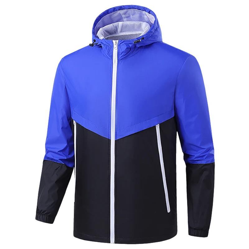 

2023 New Men Fashion Spring Windproof Comfortable Hooded Sport Jackets Men Autumn Outdoor Breathable Lightweight Jacket Men