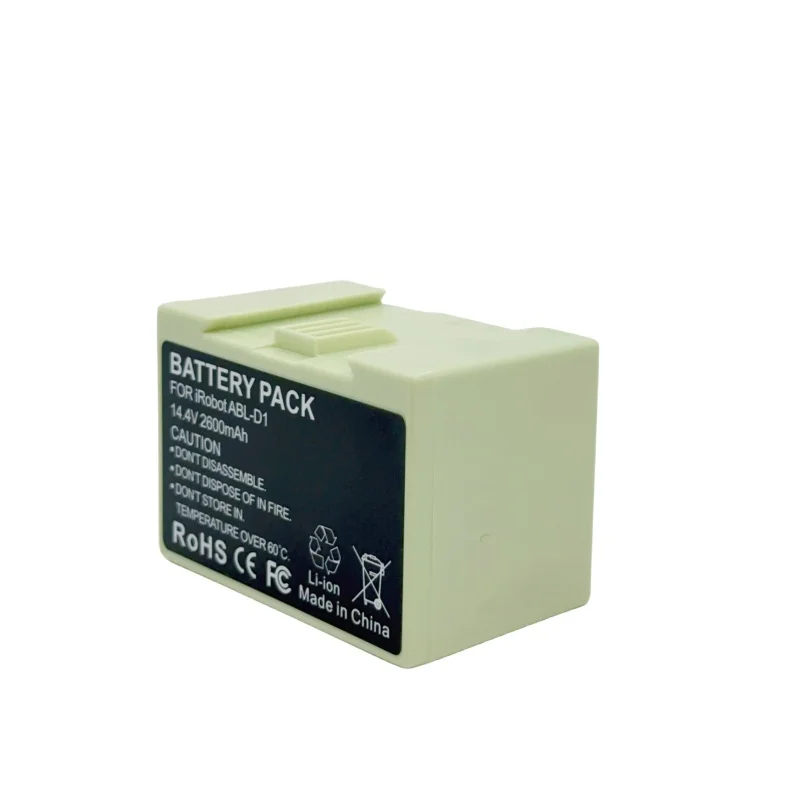 14.4V 2600mAh Replacement Rechargeable Battery Pack For IRobot Roomba ABL-D1 PN 4624864 i7 i7+ E5 E5(5150) i3 i3+  i4+ E6(6198)