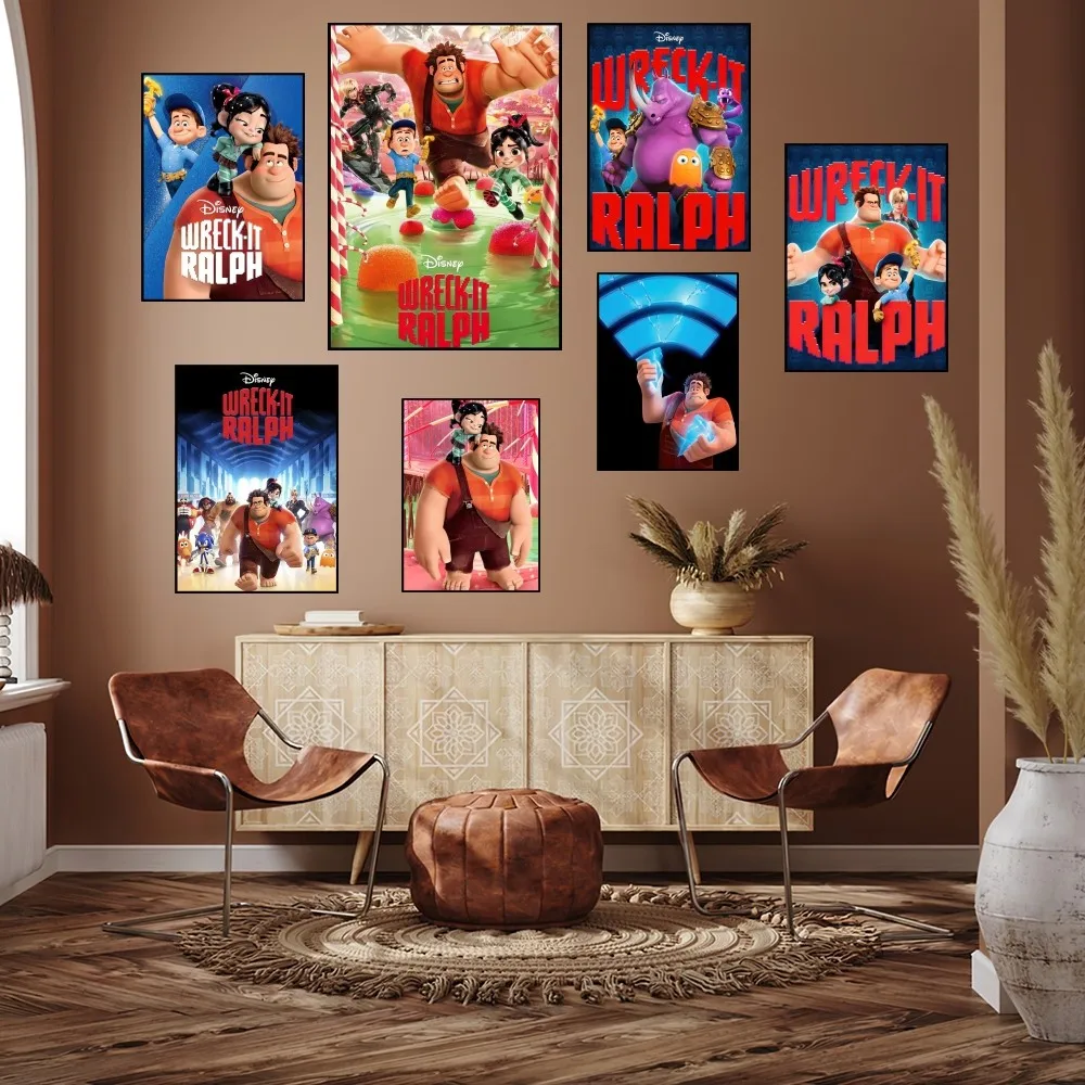 Disney Wreck-It Ralph Poster Prints Wall Painting Bedroom Living Room Decoration Office Small