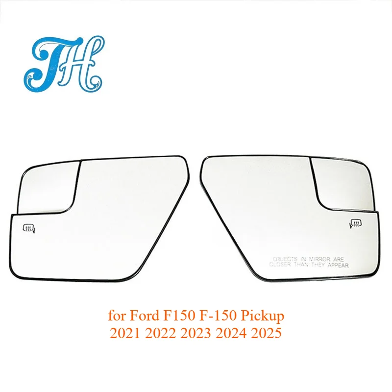 Auto Heated Rear Mirror Glass USA Model for Ford F150 F-150 Pickup 2021 2022 2023 2024 2025