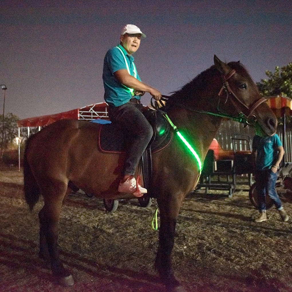 Easy To LED Horse Harness Made With Nylon For Comfortable Wear Comfortable To Wear Safe And Reliable