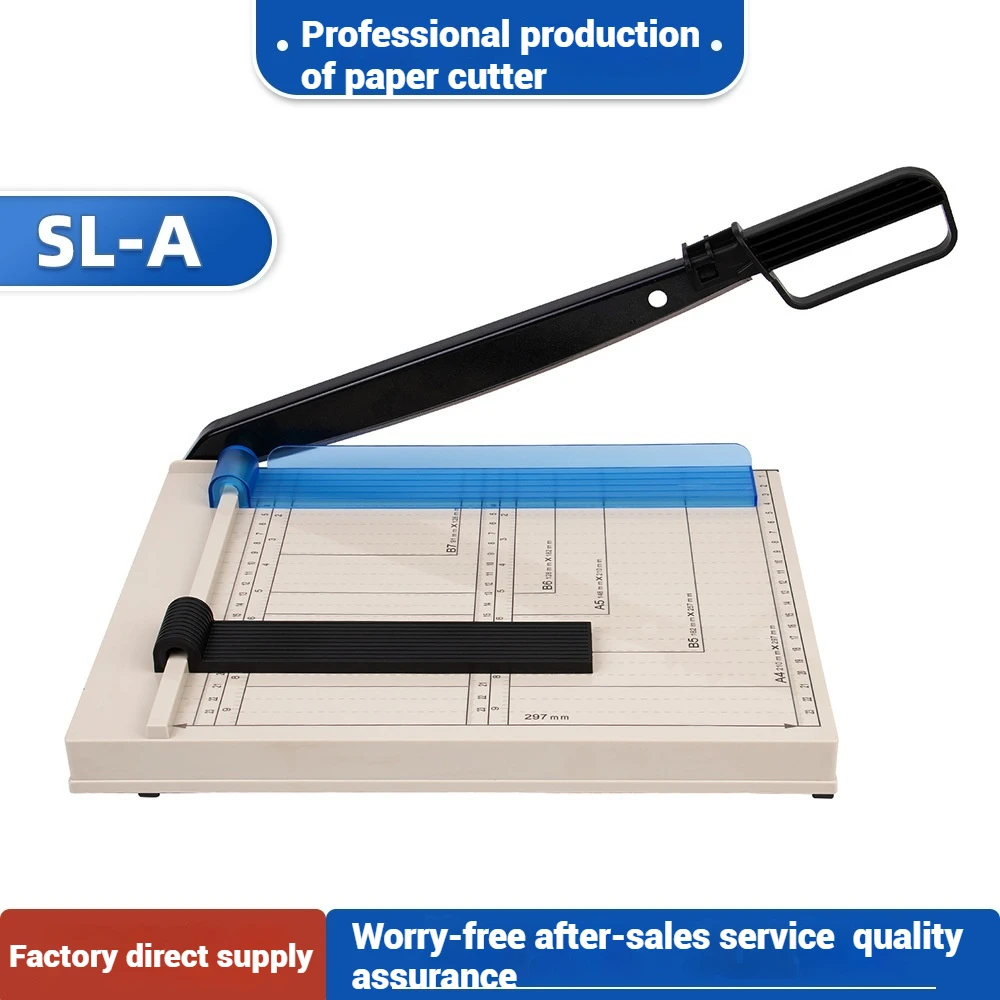 A4 Manual Detachable Paper Cutter Office Supplies A5 Multi-Functional Cutting Machine Photo Trimming Tool with Stripping Press