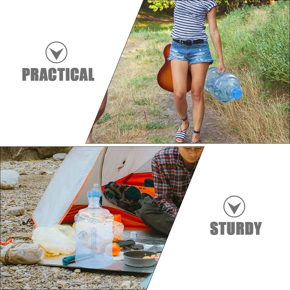 

Large Capacity Mineral Jug Portable Outdoor Container With Handle For Camping Hiking Reusable Bottle Thick Pail For Travel Home