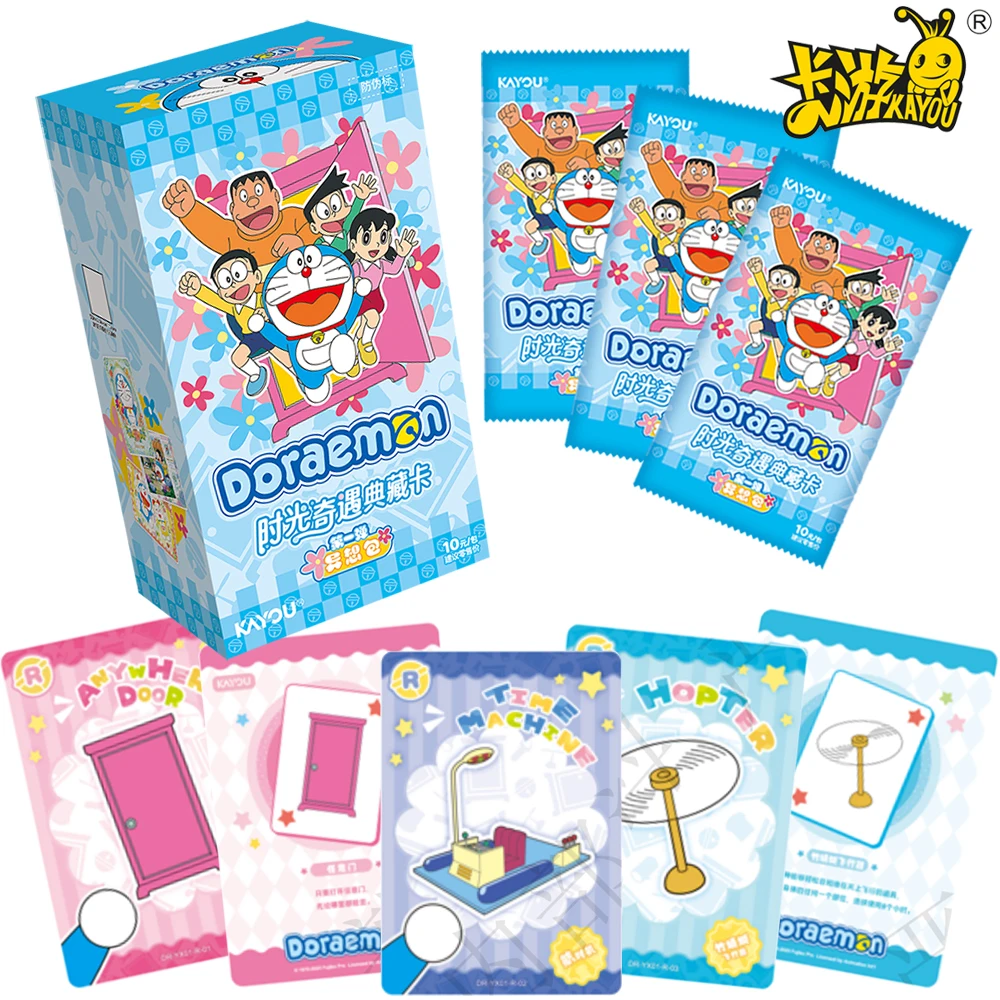 

Original Kayou Doraemon Anime Collection Card Science Fiction Classic Japanese Anime Funny Card Toys Encourage Children's Gifts