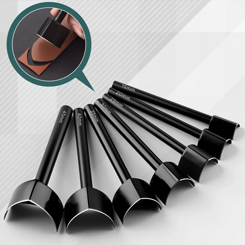 

1 шт. V-образный пробойник-резак, инструменты для работы с кожей, для изготовления ремней, кошельков и сумок своими руками • Размеры 15/20/25/30/35/40/45 мм