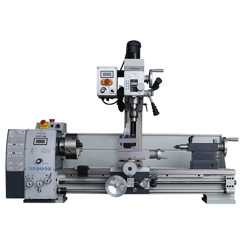 Vertical Drilling and Milling Machine Small Metal Lathe Multi-Functional Housd Micro Drilling and Milling Integrated Bed