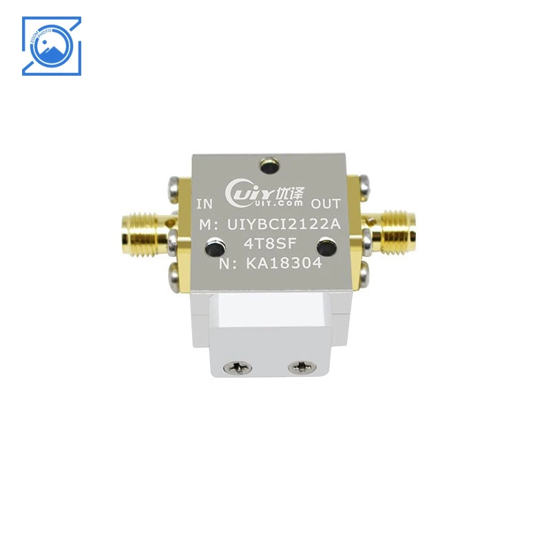 UIYBCI2122A 4.0-8.0GHz 広帯域同軸アイソレータ、SMA-F コネクタ付き RF 広帯域アイソレータ モジュール