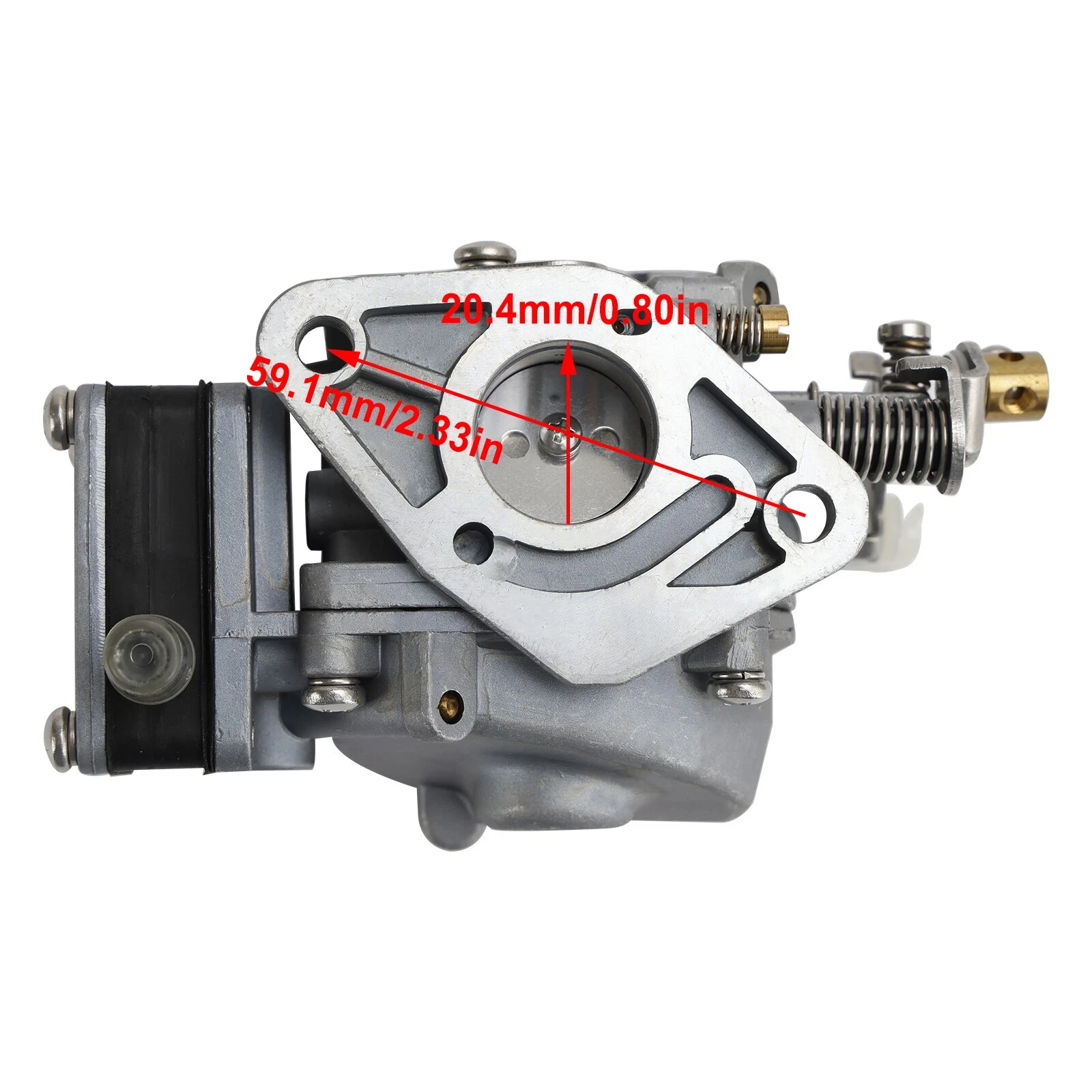 Boat Engine Carburetor 3303-812648T For Mercury Mariner 2-Stroke 4HP 5HP Outboard Motors Marine Carb Assy Replace 812648T 812648 image 6