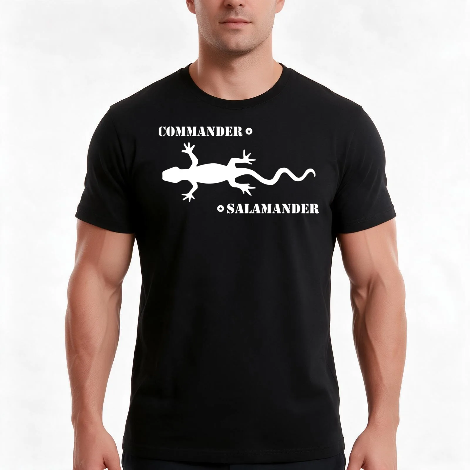Commander Salamander - Washington D-C- 71 T Shirt T-Shirt Summer Casual Cotton Tee Unisex Men Women