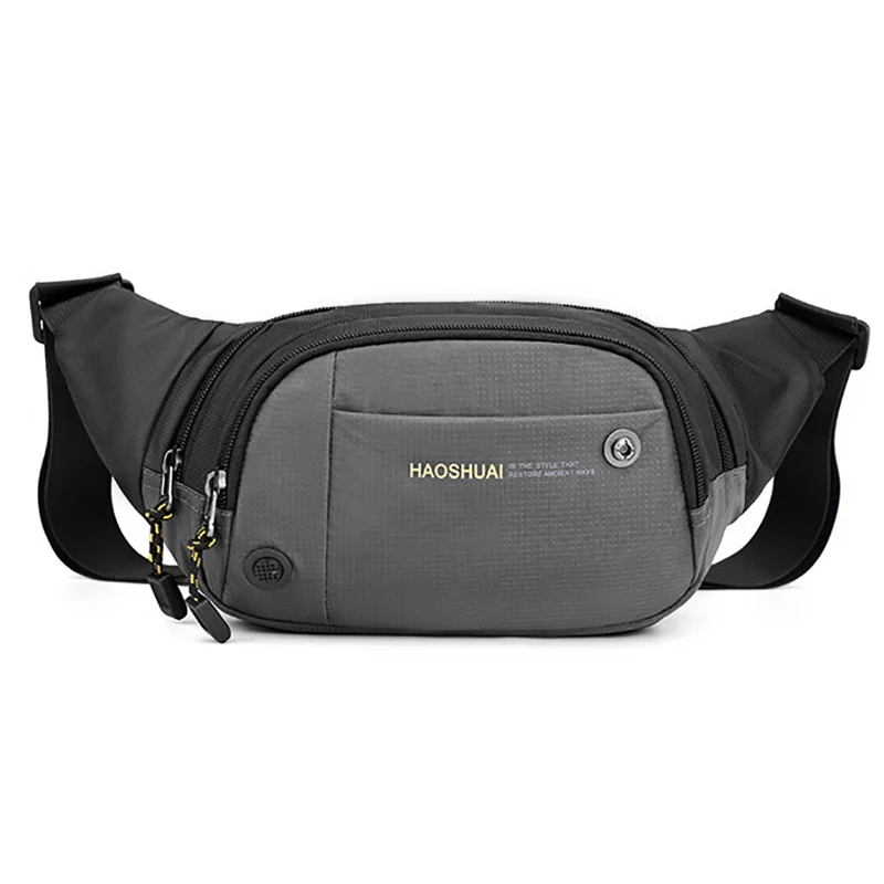 Men Waist Fanny Pack Belt Sling Chest Bags Pouch Outdoor Sports Travel Climb Fashion Nylon Male Cross body Hip Bum Bag Purse