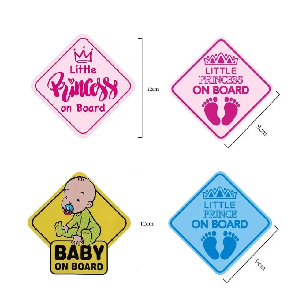 ملصق تزيين السيارة الطفل على متن ملصق تزيين جسم السيارة الأميرة الطفل تحذير ملصق للسائق ذاتية اللصق #6