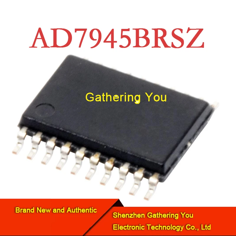 

AD7945BRSZ SSOP20 Digital-to-analog Converter - DAC PARALLEL 12-B IOUT DAC IC Brand New Authentic